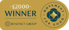 Movement For Good £2,000 winners Badge